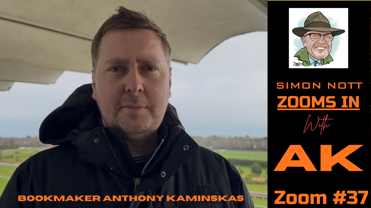 AK on the balcony at Leopardstown 